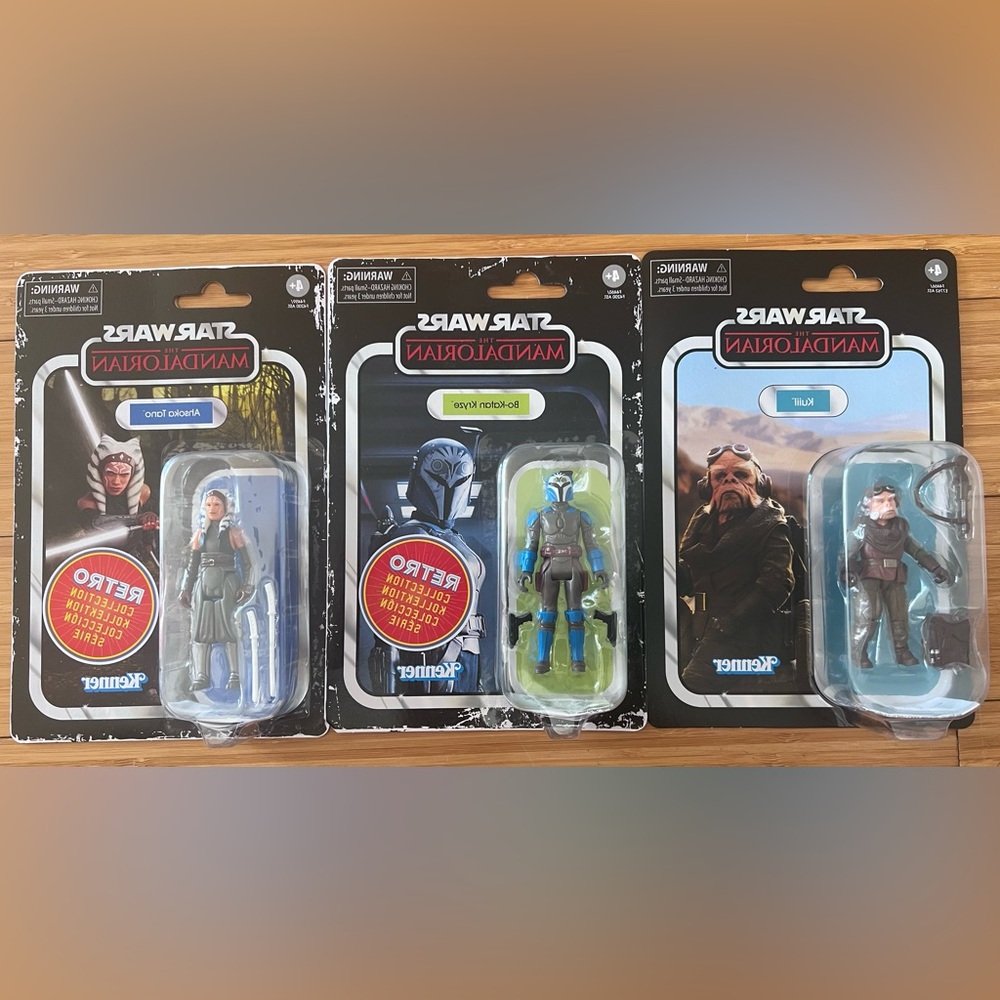 Star Wars - The Mandalorian action figures - lot of 3
